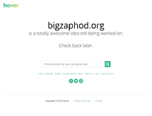 Tablet Screenshot of bigzaphod.org